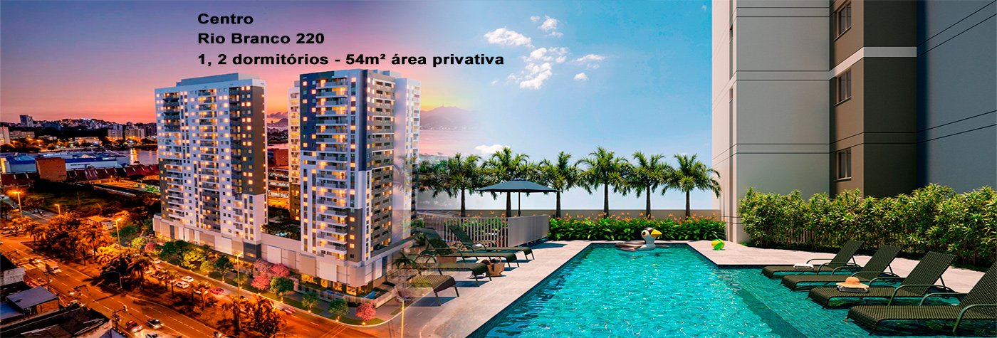 Lançamento no Centro de NIterói: Rio Branco 220